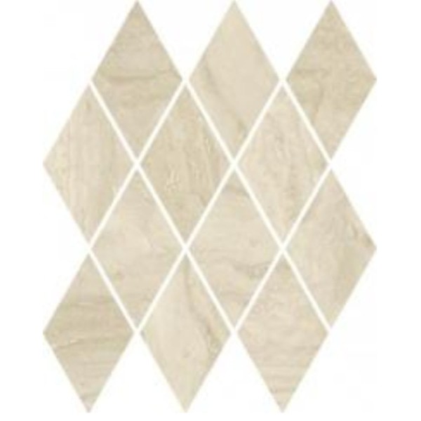 Paradyż Silence beige romb pillow mozaika gresowa 20,6x23,7cm