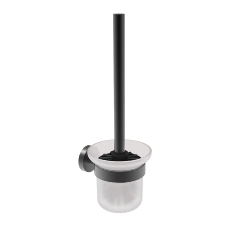 Deante Jasmin szczotka wc wisząca z pojemnikiem nero