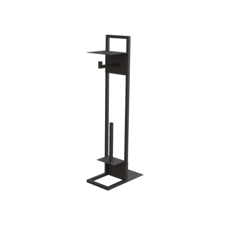 Deante Mokko przybornik i stojak z półką na papier i zapas papier nero