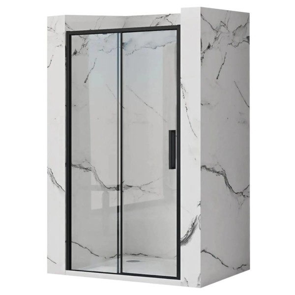 Rea Rapid Slide drzwi prysznicowe przesuwne 120x195 black