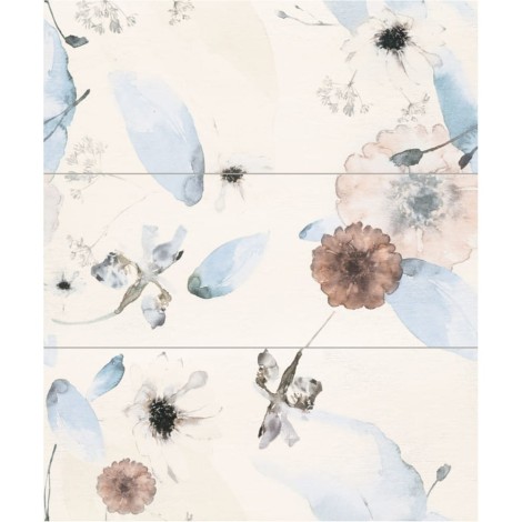 Tubądzin Mild garden 1 dekor 3-el 89,4x74,8 ,płytka,ścienna dekoracyjna