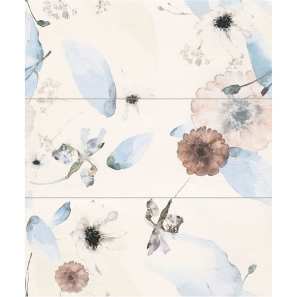 Tubądzin Mild garden 1 dekor 3-el 89,4x74,8 ,płytka,ścienna dekoracyjna