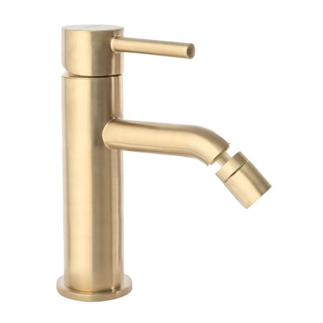 REA LUNGO bateria bidetowa stojąca, złota szczotkowania