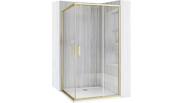 Rea City kabina prysznicowa 80x100 brush gold