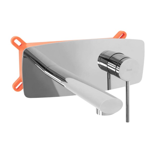 REA OVAL bateria umywalkowa podtynkowa + box , chrom
