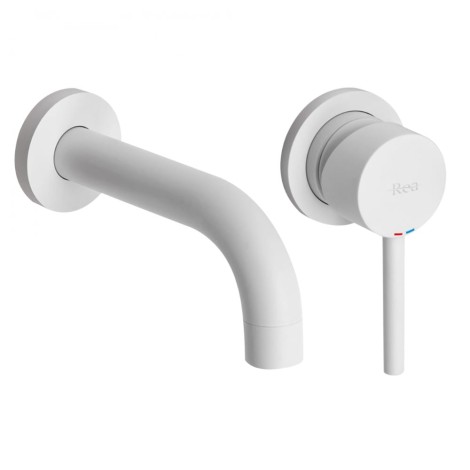 Rea Lungo bateria umywalkowa podtynkowa z boxem biała