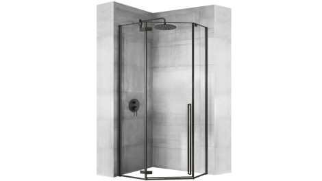 Rea Diamond kabina prysznicowa 100x100 black
