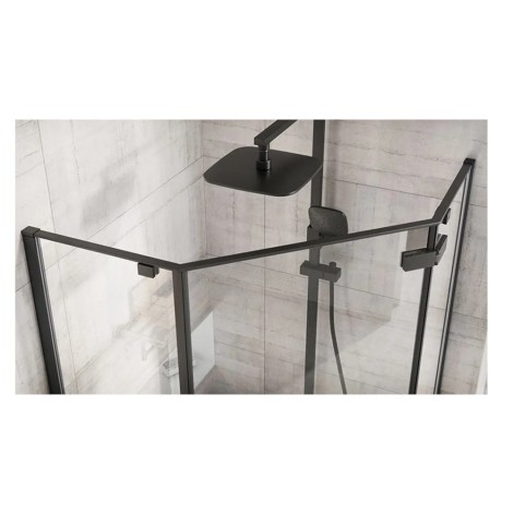 Rea Diamond kabina prysznicowa 80x80 black