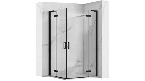 Rea Hugo kabina prysznicowa 80x80 black