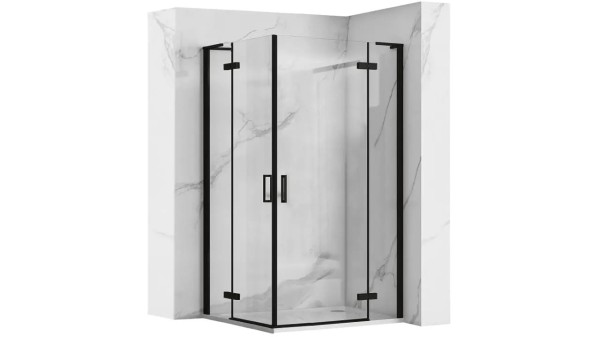 Rea Hugo kabina prysznicowa 80x80 black