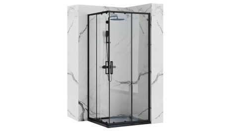 Rea Punto kabina prysznicowa 80x80 black