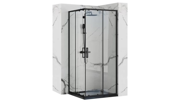 Rea Punto kabina prysznicowa 90x90 black