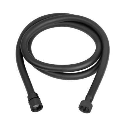 Invena wąż natryskowy 150 cm Anti-twist stożkowy, PVC czarny
