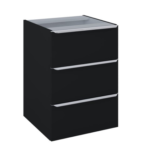 Elita Lofty komoda 50 3S czarna mat