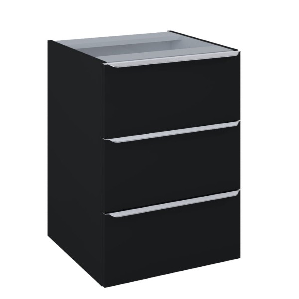 Elita Lofty komoda 50 3S czarna mat