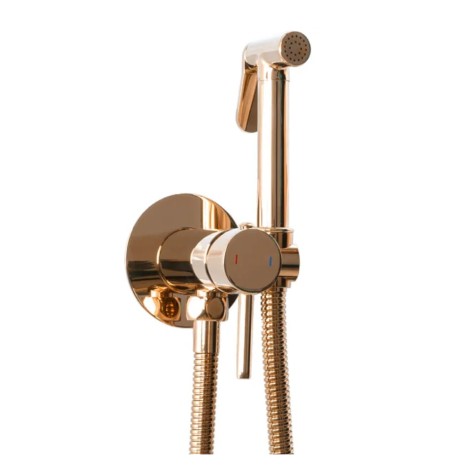 Rea Lungo loop bateria bidetowa podtynkowa różowe złoto