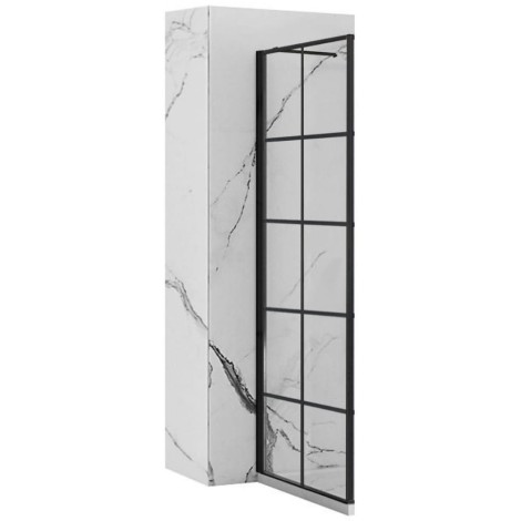 Rea Molier ścianka prysznicowa 80x190, czarny