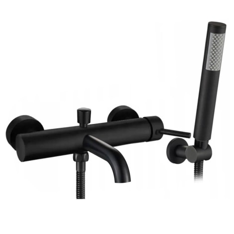 Rea Lungo bateria wannowa ścienna czarna