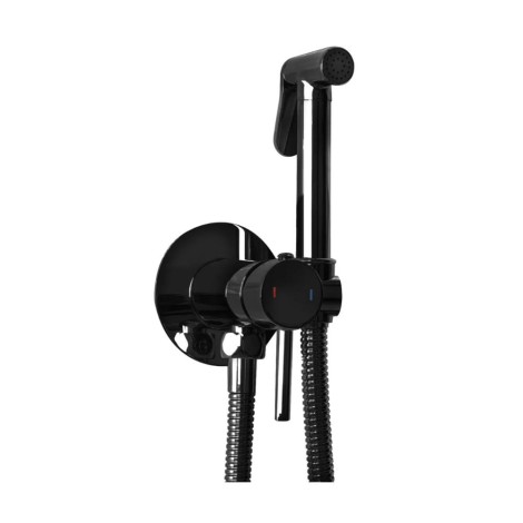 Rea Loop Lungo bateria bidetowa czarna metaliczna