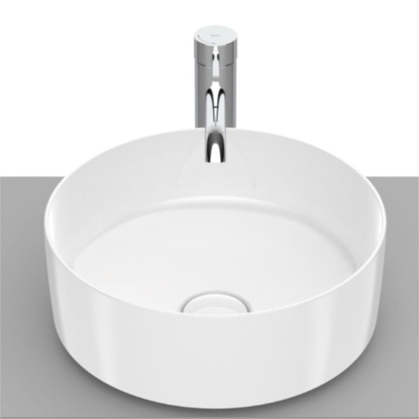 Roca Inspira Round umywalka nablatowa 37x37cm