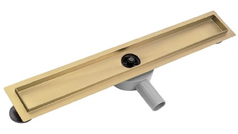 Rea Neo&amp;Pure Pro odpływ liniowy 900 złoty połysk
