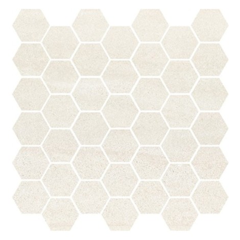 Cersanit Bantu crema heksagon small mozaika ścienna  29x 29,7 cm
