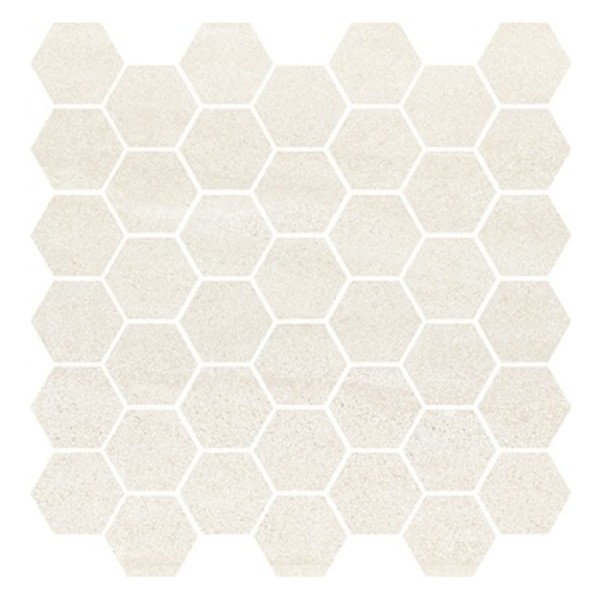 Cersanit Bantu crema heksagon small mozaika ścienna  29x 29,7 cm