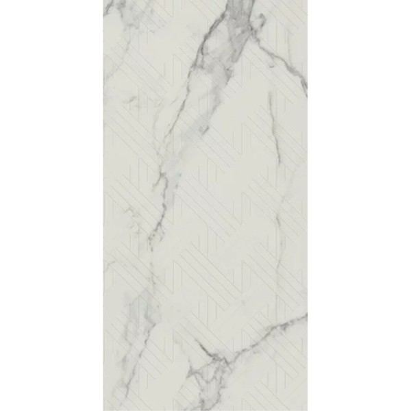 Paradyż Classica Carrastone white dekor mat płytka ścienna  29,8x59,8