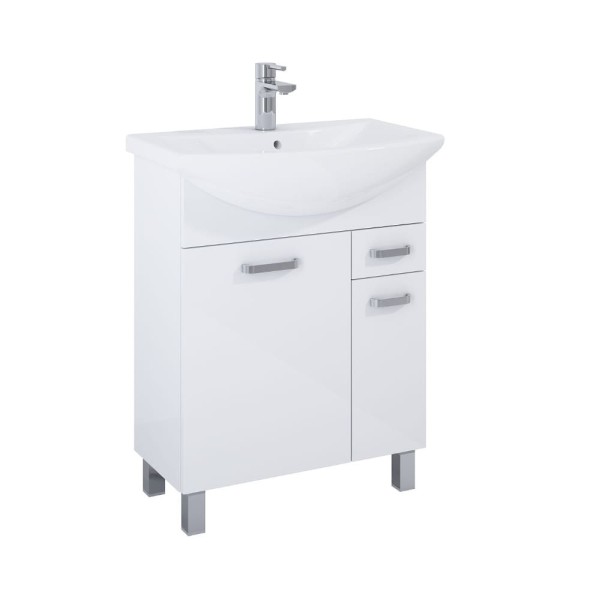 Elita Sunn komplet szafka z umywalką 65 biały