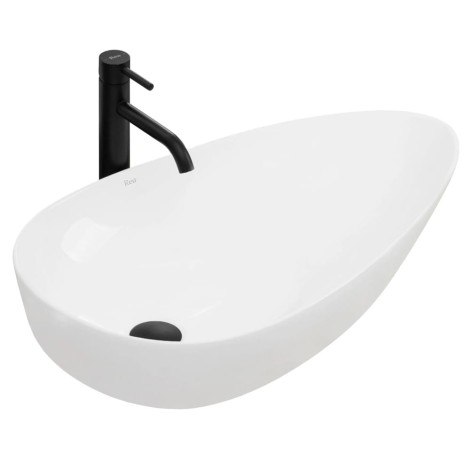 Rea Greta umywalka nablatowa ceramiczna biała