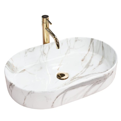 Rea Nadia Shiny Aiax umywalka nablatowa 61x38,5cm