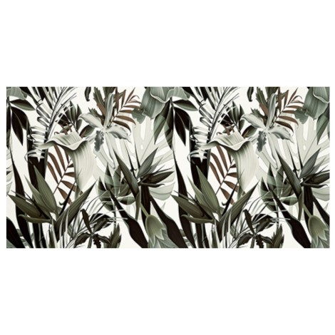 Domino Rainforest leaves satyna płytka ścienna 59,8x119,8x0,8