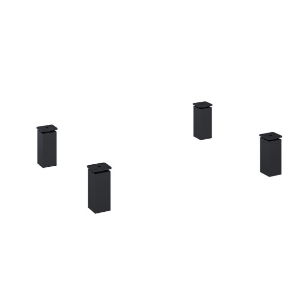 Elita nogi meblowe 40x40x100 czarne 4szt
