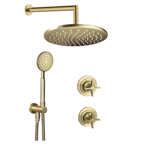 Deante Temisto zestaw prysznicowy podtynkowy z deszczownicą NAC_M9QT