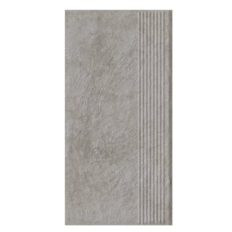 Paradyż Carrizo Grey str. stopnica prosta 30x60