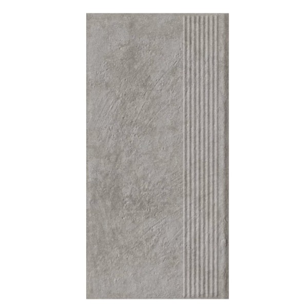 Paradyż Carrizo Grey str. stopnica prosta 30x60