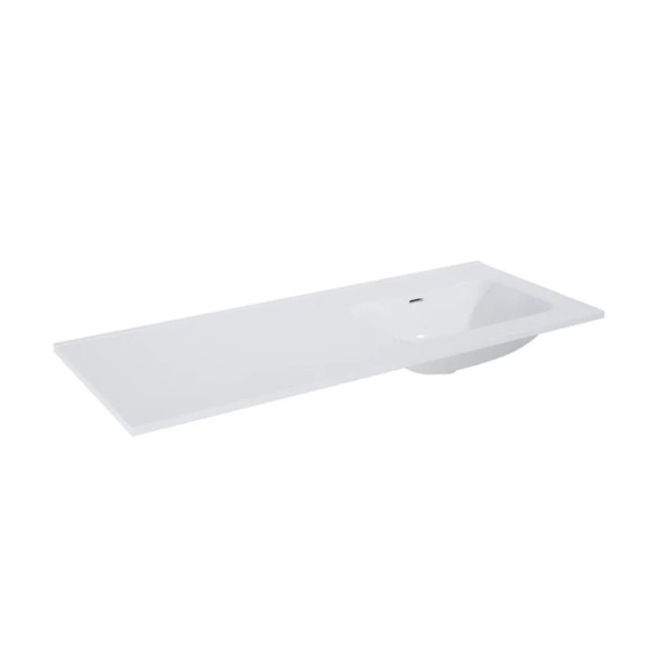 Elita Umywalka Ceramiczna Skappa bez otworu 120 cm prawa