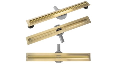Rea Neox slim pro odpływ liniowy 70 złoty