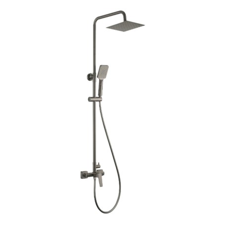 Deante Blur deszczownia z baterią mieszaczową titanium