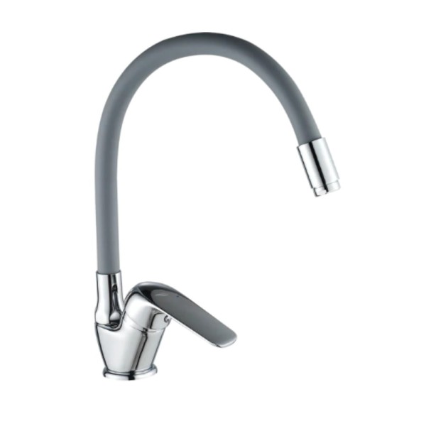 Kuchinox Elza bateria zlewozmywakowa z elastyczną wylewką F chrom / szary