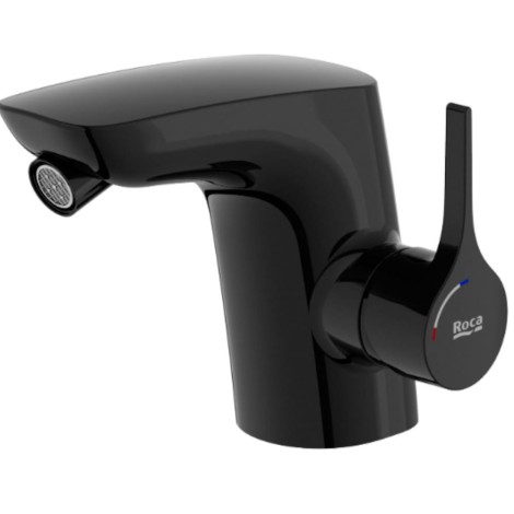 Roca Insignia bateria bidetowa bez korka Everluxt titanum black