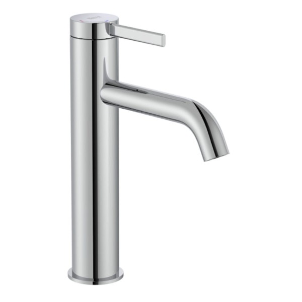 Roca Ona bateria umywalkowa medium Cols Start z korkiem click clack chrom