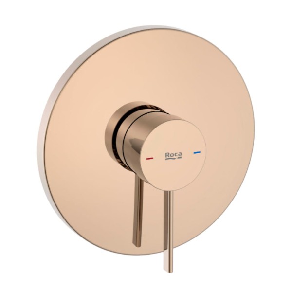 Roca Ona bateria podtynkowa prysznicowa rose gold