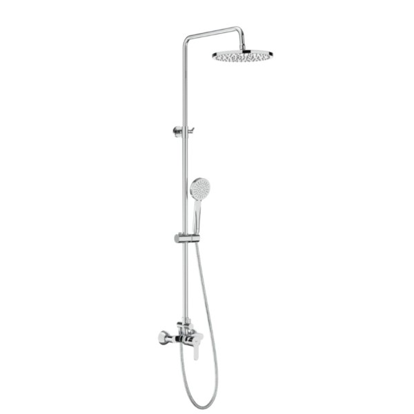 Roca L20 bateria ścienna natryskowa kolumna chrom