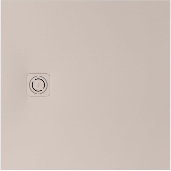 Roca Magma brodzik kompozytowy stonex + syfon 90x90  beżowy