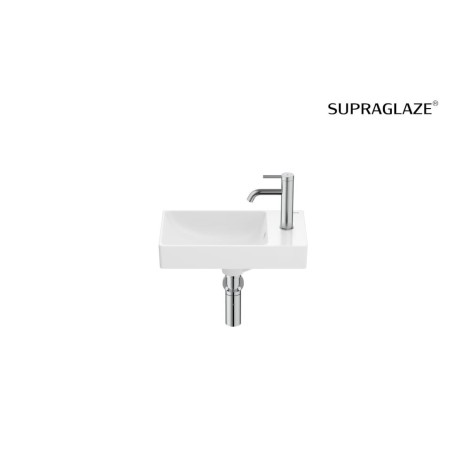 Roca Ona Compacto umywalka ścienna 45cm z powłoką Supraglaz