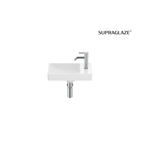 Roca Ona Compacto umywalka ścienna 45cm z powłoką Supraglaz