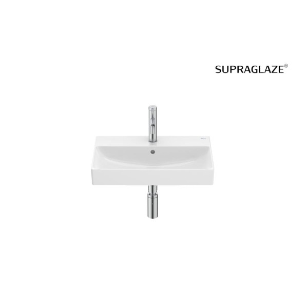 Roca Ona Compacto umywalka ścienna 60cm z powłoką Supraglaz
