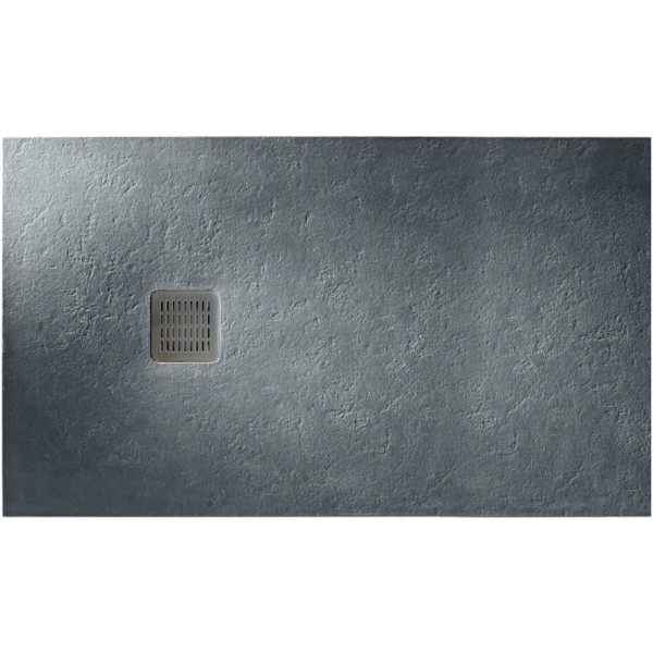 Roca Terran brodzik kompozytowy stonex 1000x900x26 szary łupek