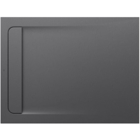 Roca Aquos brodzik kompozytowy stonex 1200x900x28 z ukrytym odpływem szary łupek